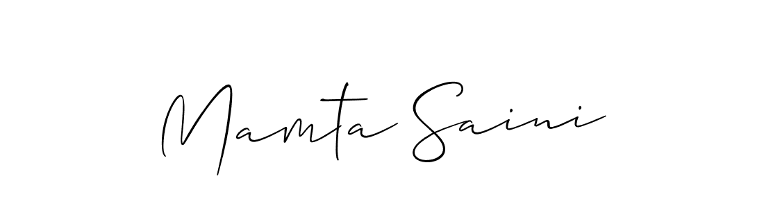 How to Draw Mamta Saini signature style? Allison_Script is a latest design signature styles for name Mamta Saini. Mamta Saini signature style 2 images and pictures png