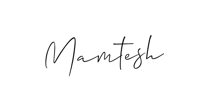 Also You can easily find your signature by using the search form. We will create Mamtesh name handwritten signature images for you free of cost using Allison_Script sign style. Mamtesh signature style 2 images and pictures png