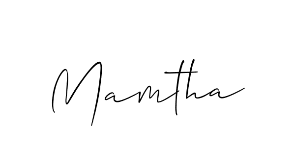 Also You can easily find your signature by using the search form. We will create Mamtha name handwritten signature images for you free of cost using Allison_Script sign style. Mamtha signature style 2 images and pictures png