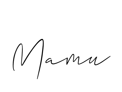 How to make Mamu name signature. Use Allison_Script style for creating short signs online. This is the latest handwritten sign. Mamu signature style 2 images and pictures png