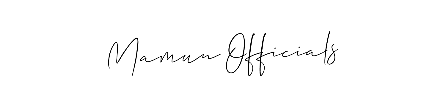 Here are the top 10 professional signature styles for the name Mamun Officials. These are the best autograph styles you can use for your name. Mamun Officials signature style 2 images and pictures png