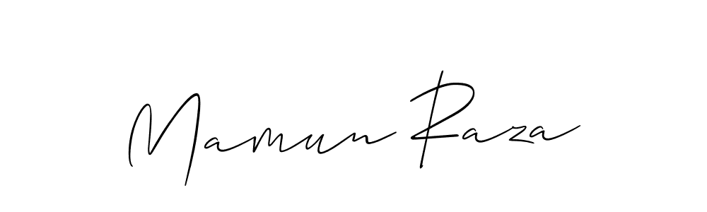 How to Draw Mamun Raza signature style? Allison_Script is a latest design signature styles for name Mamun Raza. Mamun Raza signature style 2 images and pictures png