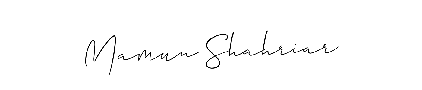 Best and Professional Signature Style for Mamun Shahriar. Allison_Script Best Signature Style Collection. Mamun Shahriar signature style 2 images and pictures png