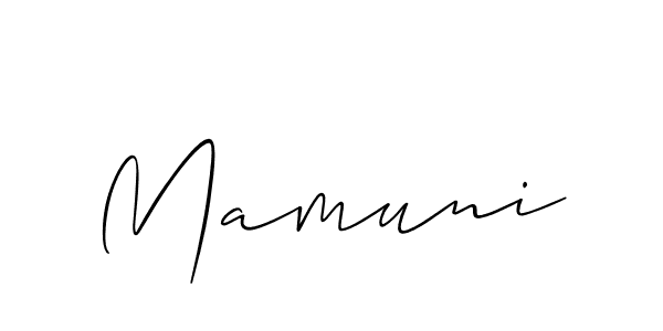 Also You can easily find your signature by using the search form. We will create Mamuni name handwritten signature images for you free of cost using Allison_Script sign style. Mamuni signature style 2 images and pictures png