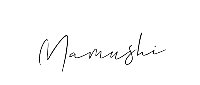 You should practise on your own different ways (Allison_Script) to write your name (Mamushi) in signature. don't let someone else do it for you. Mamushi signature style 2 images and pictures png