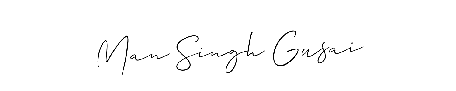 Make a beautiful signature design for name Man Singh Gusai. Use this online signature maker to create a handwritten signature for free. Man Singh Gusai signature style 2 images and pictures png