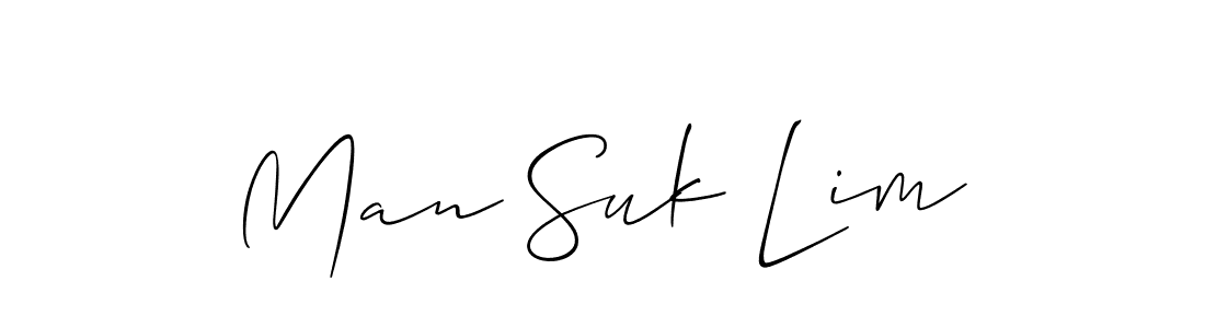 This is the best signature style for the Man Suk Lim name. Also you like these signature font (Allison_Script). Mix name signature. Man Suk Lim signature style 2 images and pictures png