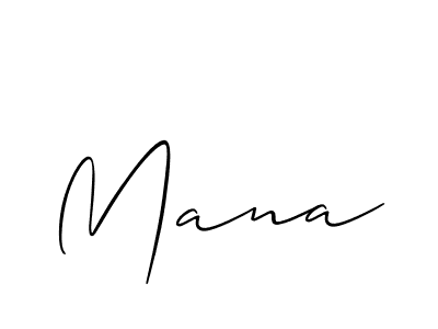 Also we have Mana name is the best signature style. Create professional handwritten signature collection using Allison_Script autograph style. Mana signature style 2 images and pictures png