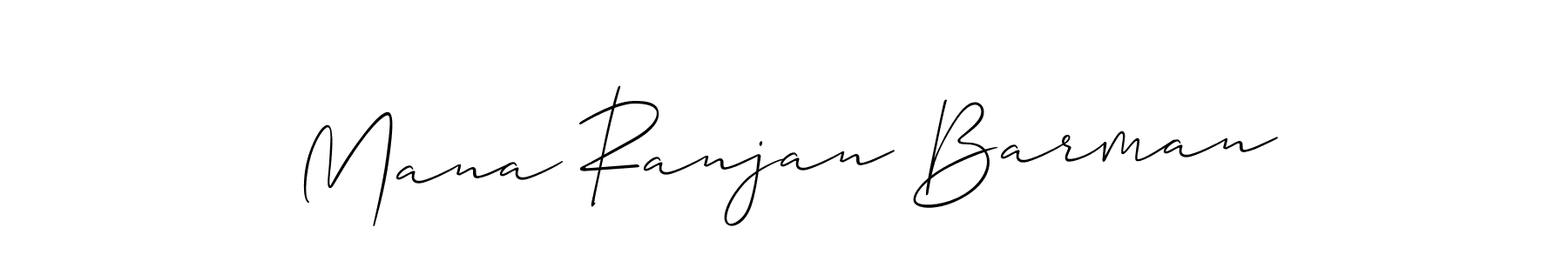 Also You can easily find your signature by using the search form. We will create Mana Ranjan Barman name handwritten signature images for you free of cost using Allison_Script sign style. Mana Ranjan Barman signature style 2 images and pictures png