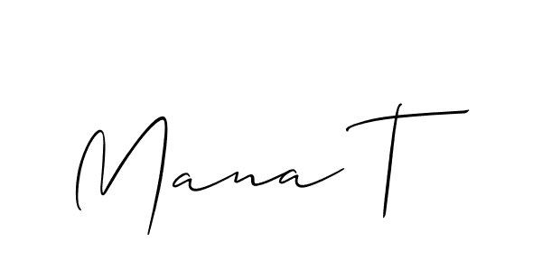 Once you've used our free online signature maker to create your best signature Allison_Script style, it's time to enjoy all of the benefits that Mana T name signing documents. Mana T signature style 2 images and pictures png