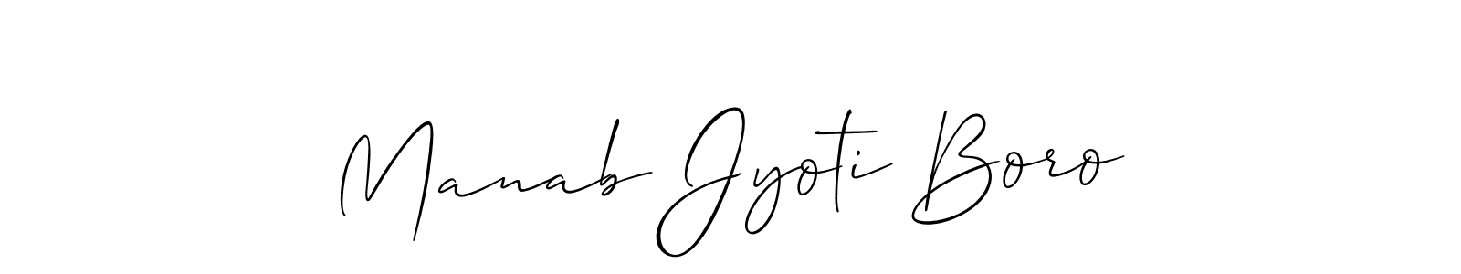 Make a beautiful signature design for name Manab Jyoti Boro. Use this online signature maker to create a handwritten signature for free. Manab Jyoti Boro signature style 2 images and pictures png