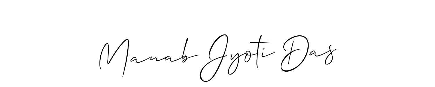 Also You can easily find your signature by using the search form. We will create Manab Jyoti Das name handwritten signature images for you free of cost using Allison_Script sign style. Manab Jyoti Das signature style 2 images and pictures png