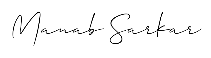 Transform the name Manab Sarkar into a signature masterpiece using Allison_Script font. Ideal for photographers, artists, and creators looking for watermarks. Manab Sarkar signature style 2 images and pictures png