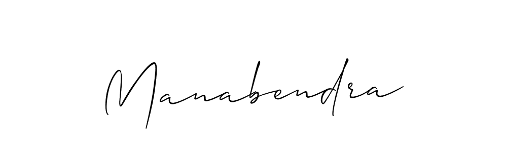 How to make Manabendra name signature. Use Allison_Script style for creating short signs online. This is the latest handwritten sign. Manabendra signature style 2 images and pictures png