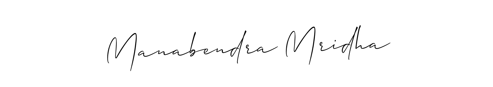 Similarly Allison_Script is the best handwritten signature design. Signature creator online .You can use it as an online autograph creator for name Manabendra Mridha. Manabendra Mridha signature style 2 images and pictures png