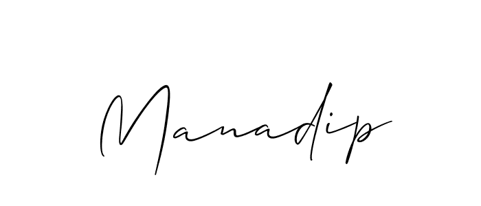 Similarly Allison_Script is the best handwritten signature design. Signature creator online .You can use it as an online autograph creator for name Manadip. Manadip signature style 2 images and pictures png
