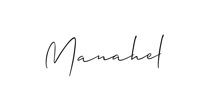 Make a beautiful signature design for name Manahel. Use this online signature maker to create a handwritten signature for free. Manahel signature style 2 images and pictures png