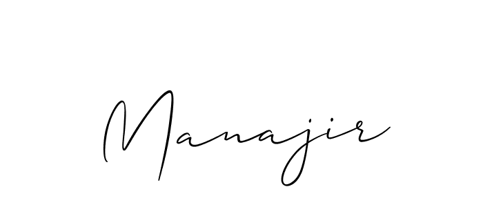 Once you've used our free online signature maker to create your best signature Allison_Script style, it's time to enjoy all of the benefits that Manajir name signing documents. Manajir signature style 2 images and pictures png