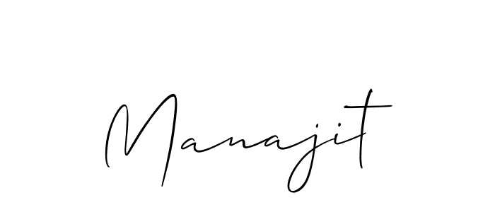 How to Draw Manajit signature style? Allison_Script is a latest design signature styles for name Manajit. Manajit signature style 2 images and pictures png