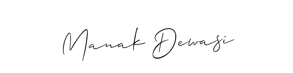 Also we have Manak Dewasi name is the best signature style. Create professional handwritten signature collection using Allison_Script autograph style. Manak Dewasi signature style 2 images and pictures png