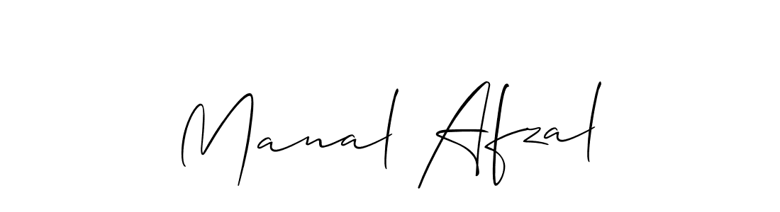 Allison_Script is a professional signature style that is perfect for those who want to add a touch of class to their signature. It is also a great choice for those who want to make their signature more unique. Get Manal Afzal name to fancy signature for free. Manal Afzal signature style 2 images and pictures png