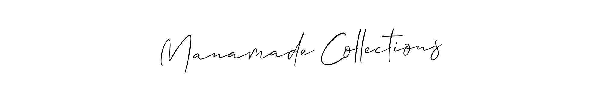 Make a beautiful signature design for name Manamade Collections. Use this online signature maker to create a handwritten signature for free. Manamade Collections signature style 2 images and pictures png