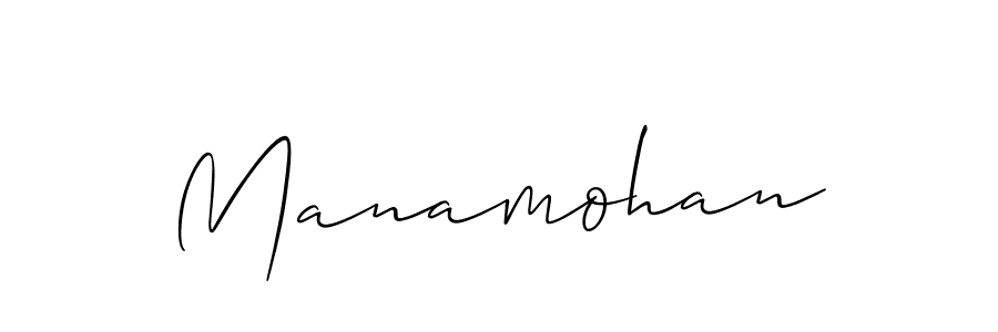 Make a beautiful signature design for name Manamohan. Use this online signature maker to create a handwritten signature for free. Manamohan signature style 2 images and pictures png