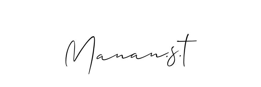 How to Draw Manan.s.t signature style? Allison_Script is a latest design signature styles for name Manan.s.t. Manan.s.t signature style 2 images and pictures png