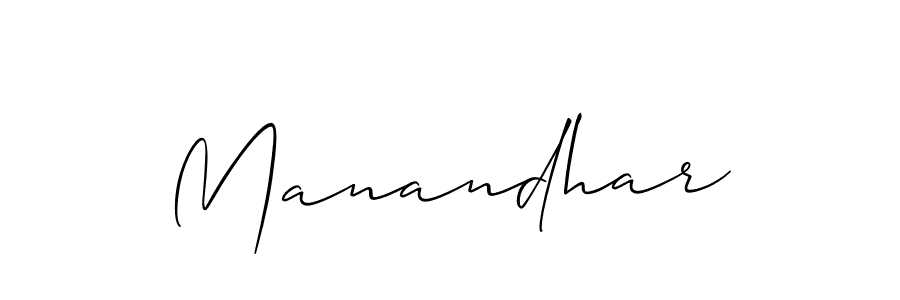 How to make Manandhar name signature. Use Allison_Script style for creating short signs online. This is the latest handwritten sign. Manandhar signature style 2 images and pictures png