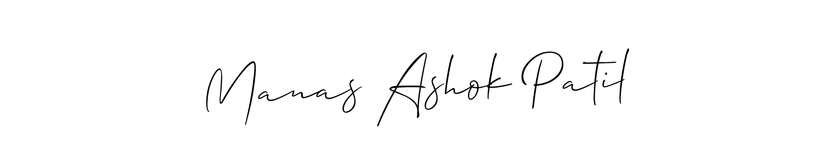 Manas Ashok Patil stylish signature style. Best Handwritten Sign (Allison_Script) for my name. Handwritten Signature Collection Ideas for my name Manas Ashok Patil. Manas Ashok Patil signature style 2 images and pictures png