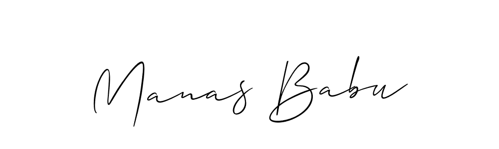 Manas Babu stylish signature style. Best Handwritten Sign (Allison_Script) for my name. Handwritten Signature Collection Ideas for my name Manas Babu. Manas Babu signature style 2 images and pictures png