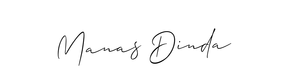 How to make Manas Dinda signature? Allison_Script is a professional autograph style. Create handwritten signature for Manas Dinda name. Manas Dinda signature style 2 images and pictures png