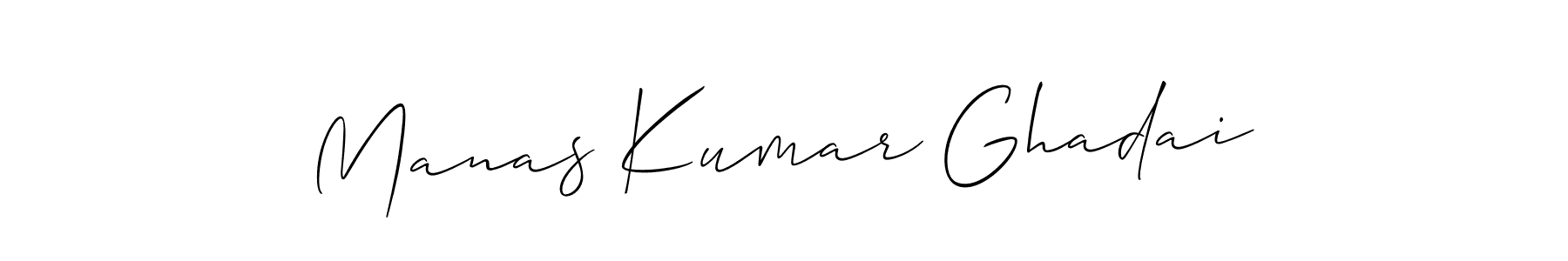 Allison_Script is a professional signature style that is perfect for those who want to add a touch of class to their signature. It is also a great choice for those who want to make their signature more unique. Get Manas Kumar Ghadai name to fancy signature for free. Manas Kumar Ghadai signature style 2 images and pictures png