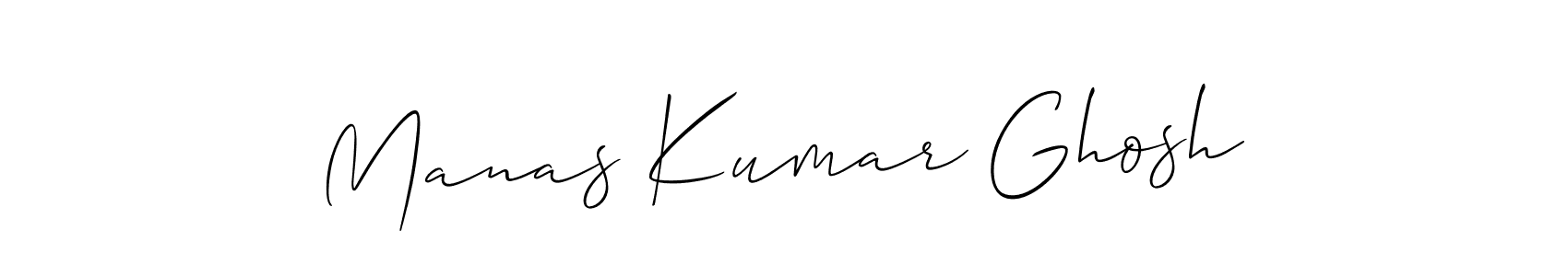 Make a short Manas Kumar Ghosh signature style. Manage your documents anywhere anytime using Allison_Script. Create and add eSignatures, submit forms, share and send files easily. Manas Kumar Ghosh signature style 2 images and pictures png