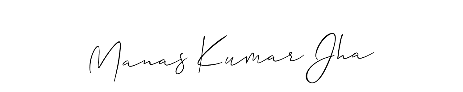 Manas Kumar Jha stylish signature style. Best Handwritten Sign (Allison_Script) for my name. Handwritten Signature Collection Ideas for my name Manas Kumar Jha. Manas Kumar Jha signature style 2 images and pictures png