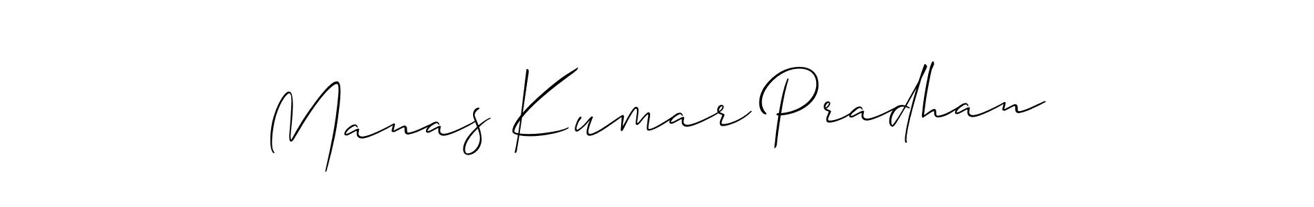 Use a signature maker to create a handwritten signature online. With this signature software, you can design (Allison_Script) your own signature for name Manas Kumar Pradhan. Manas Kumar Pradhan signature style 2 images and pictures png