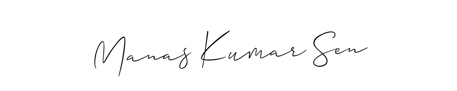 This is the best signature style for the Manas Kumar Sen name. Also you like these signature font (Allison_Script). Mix name signature. Manas Kumar Sen signature style 2 images and pictures png