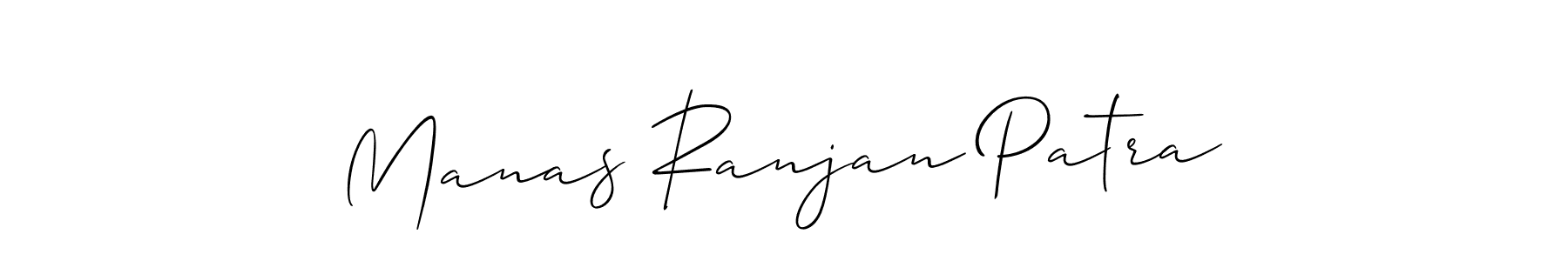 How to make Manas Ranjan Patra name signature. Use Allison_Script style for creating short signs online. This is the latest handwritten sign. Manas Ranjan Patra signature style 2 images and pictures png