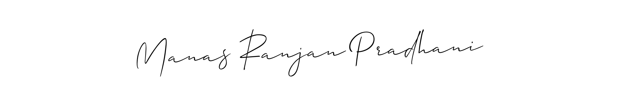 Make a beautiful signature design for name Manas Ranjan Pradhani. With this signature (Allison_Script) style, you can create a handwritten signature for free. Manas Ranjan Pradhani signature style 2 images and pictures png