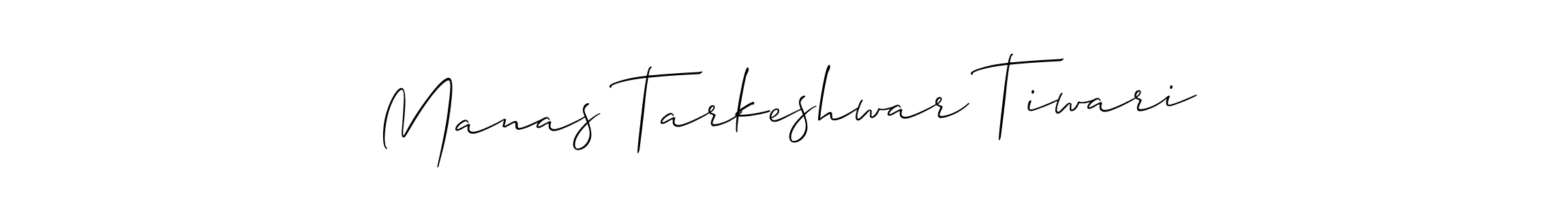 How to make Manas Tarkeshwar Tiwari signature? Allison_Script is a professional autograph style. Create handwritten signature for Manas Tarkeshwar Tiwari name. Manas Tarkeshwar Tiwari signature style 2 images and pictures png