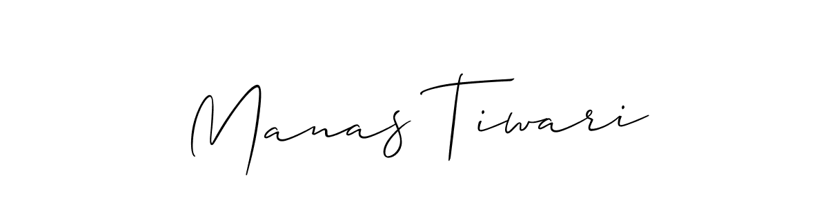 Allison_Script is a professional signature style that is perfect for those who want to add a touch of class to their signature. It is also a great choice for those who want to make their signature more unique. Get Manas Tiwari name to fancy signature for free. Manas Tiwari signature style 2 images and pictures png
