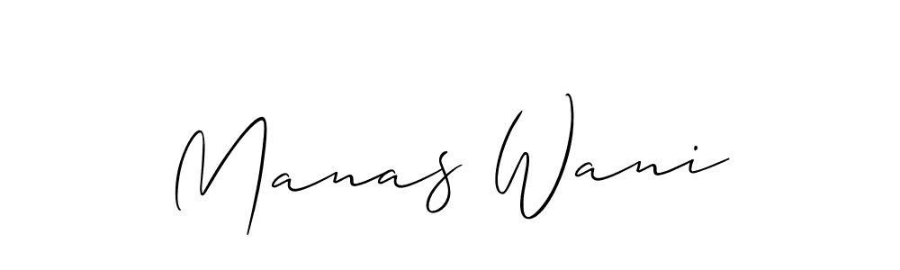 Manas Wani stylish signature style. Best Handwritten Sign (Allison_Script) for my name. Handwritten Signature Collection Ideas for my name Manas Wani. Manas Wani signature style 2 images and pictures png