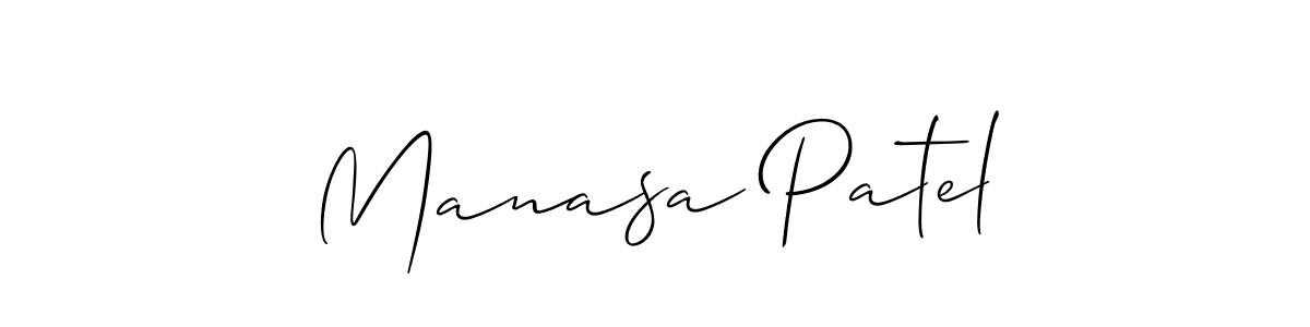 Best and Professional Signature Style for Manasa Patel. Allison_Script Best Signature Style Collection. Manasa Patel signature style 2 images and pictures png