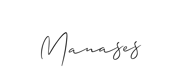 Create a beautiful signature design for name Manases. With this signature (Allison_Script) fonts, you can make a handwritten signature for free. Manases signature style 2 images and pictures png