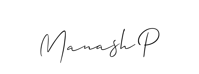 Best and Professional Signature Style for Manash P. Allison_Script Best Signature Style Collection. Manash P signature style 2 images and pictures png