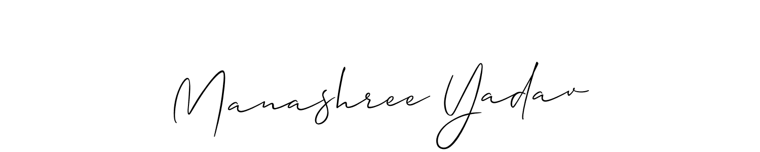 Make a beautiful signature design for name Manashree Yadav. Use this online signature maker to create a handwritten signature for free. Manashree Yadav signature style 2 images and pictures png