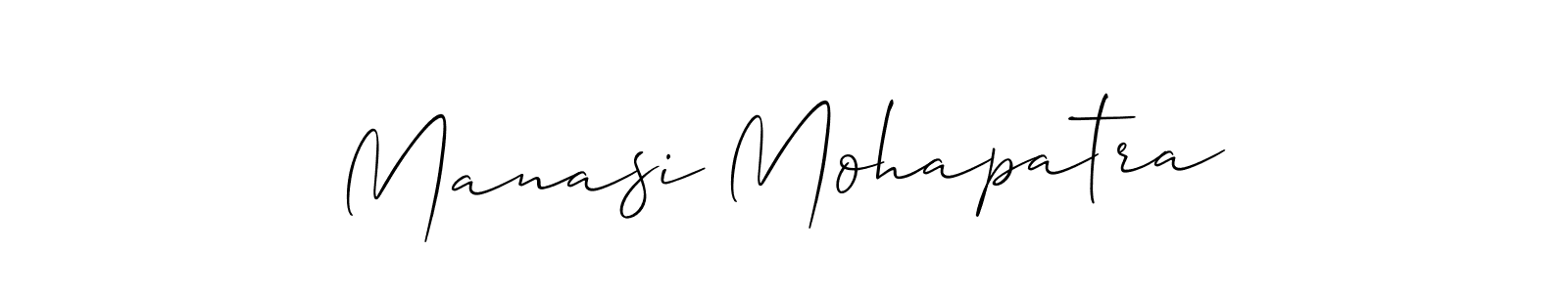 How to Draw Manasi Mohapatra signature style? Allison_Script is a latest design signature styles for name Manasi Mohapatra. Manasi Mohapatra signature style 2 images and pictures png