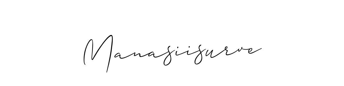 if you are searching for the best signature style for your name Manasiisurve. so please give up your signature search. here we have designed multiple signature styles  using Allison_Script. Manasiisurve signature style 2 images and pictures png