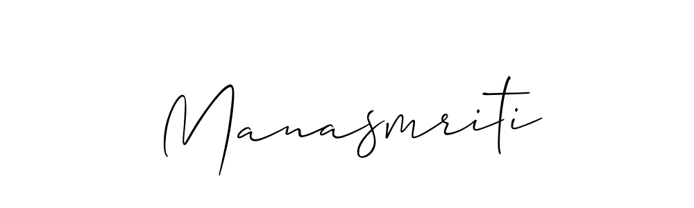 Allison_Script is a professional signature style that is perfect for those who want to add a touch of class to their signature. It is also a great choice for those who want to make their signature more unique. Get Manasmriti name to fancy signature for free. Manasmriti signature style 2 images and pictures png