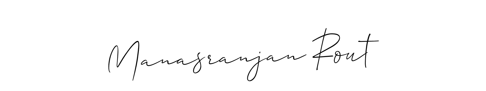 Use a signature maker to create a handwritten signature online. With this signature software, you can design (Allison_Script) your own signature for name Manasranjan Rout. Manasranjan Rout signature style 2 images and pictures png